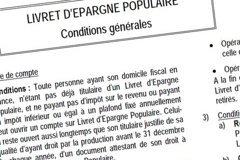 LEP : Livret d’épargne populaire